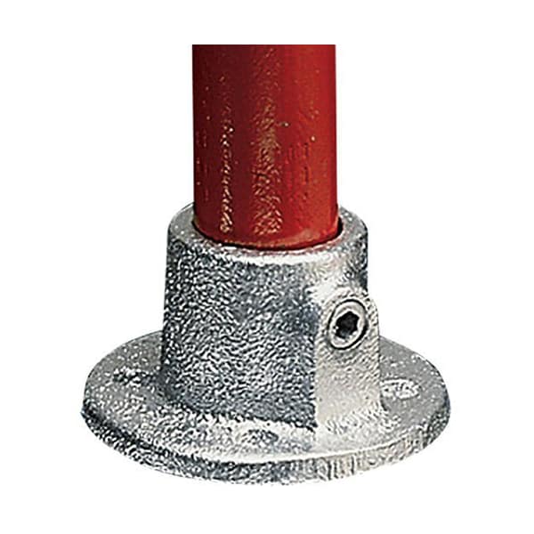 Kee Klamp Round Flange Galvanized Iron Pipe Fittings- Fits 2 Schedule 40 Pipe 61 9 - main